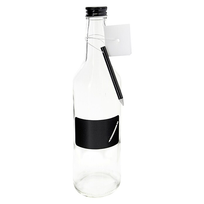 Glasflasche mit Kreidefeld (Nettovolumen: 500 ml) | BAUHAUS