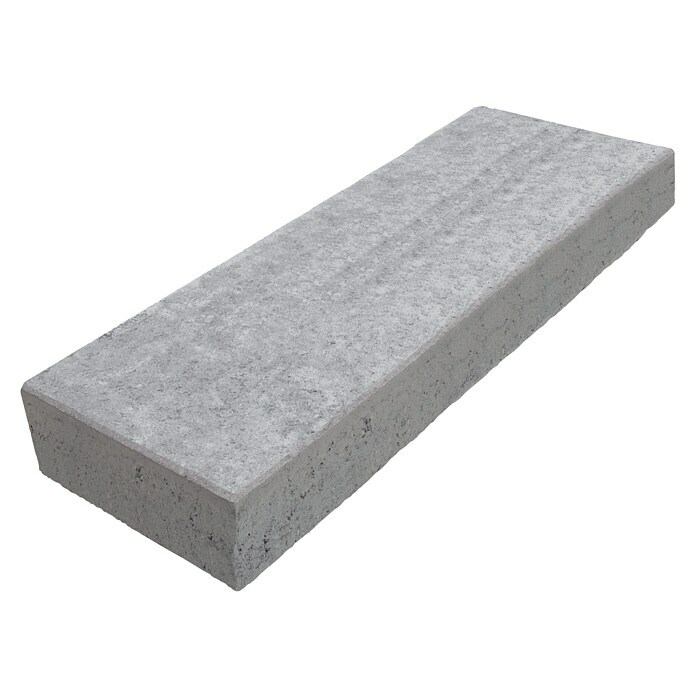 Diephaus Blockstufe100 x 36 x 16 cm, Grau, Beton Diagonal View