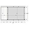 Karibu Holz-Pool Palm Beach mit Sonnenterrasse (L x B x H: 582 x 353 x 124 cm, Naturbraun, 12 700 l) | BAUHAUS