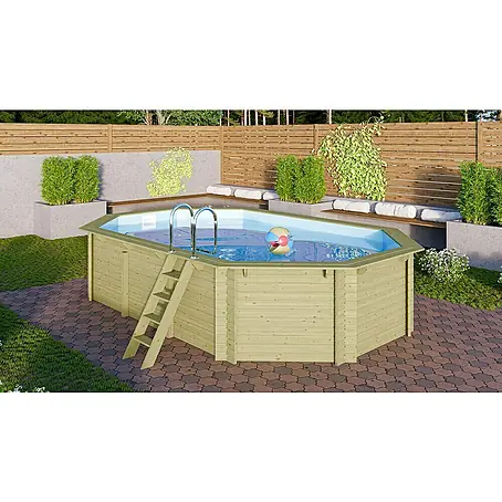 Karibu  Holz-Pool Orlando Größe 4