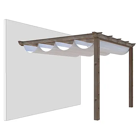 Pérgola con toldo corredero con toldo Classic
