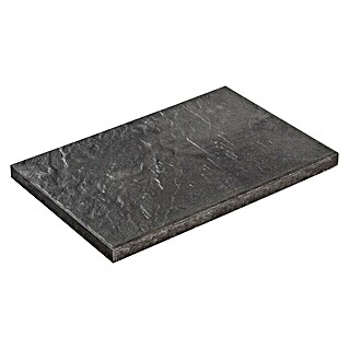 Diephaus Terrassenplatte Glandale (60 x 40 x 4 cm, Grau/Schwarz, Beton)