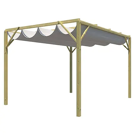 Pérgola con toldo corredero Eco