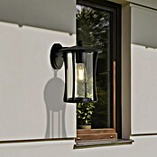 Searchlight Pagoda Wandlamp voor buiten (22 x 20 x 28 cm, Zwart, IP44) | BAUHAUS