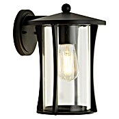 Searchlight Pagoda Wandlamp voor buiten (22 x 20 x 28 cm, Zwart, IP44) | BAUHAUS