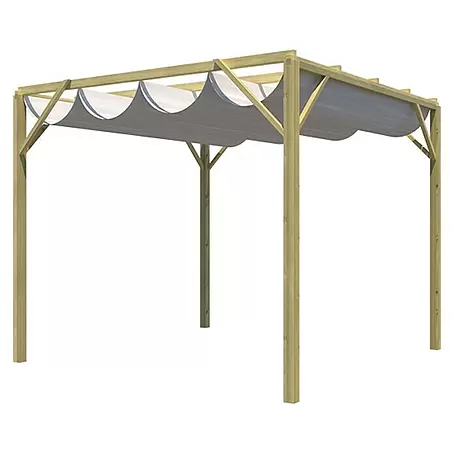 Pérgola con toldo corredero Eco