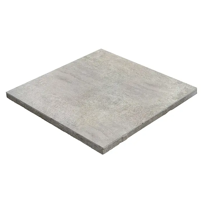 Diephaus Terrassenfliese Columbia - 60 x 60 x 4 cm, Concreto Quarzit, Beton - Graue Terrassenplatte mit einer strukturierten Oberfläche für den Außenbereich. Ideal für Gärten und Gehwege, robust und stilvoll.