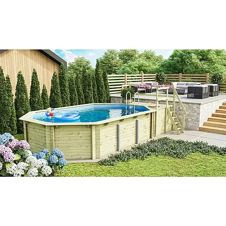 Karibu  Holz-Pool Orlando Größe 4