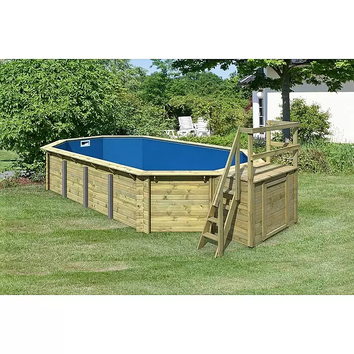Karibu Holz-Pool Orlando Größe 4