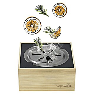 VapoWesp Räucherbox mit Orange/Rosemary Pulver (Schutz gegen: Wespen)