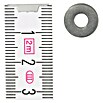 Profi Depot Bauscheibe A2 (Außendurchmesser: 12 mm, 100 Stk., Edelstahl)