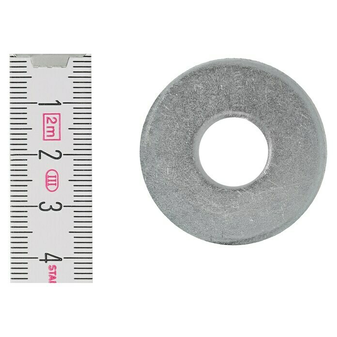 Profi Depot Unterlegscheibe (Innendurchmesser: 10,5 mm, Außendurchmesser: 20  mm, 100 Stk., Verzinkt)
