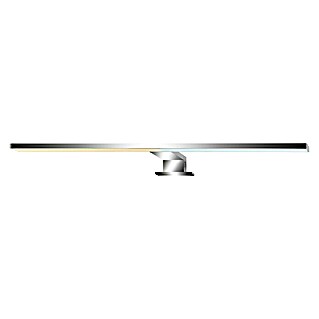 Briloner Aplique LED para espejo Lago (L x An x Al: 5,5 x 65 x 6,6 cm, Cromo, Blanco neutro)