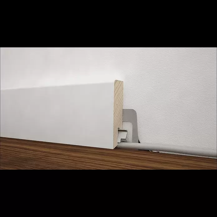 Leistenclip ExPress Clip 3 - 30 Stk. - KGM ExPressClip 3 | Montagevideo: Sockelleisten montieren OHNE Werkzeug! KEIN Kleben, Nageln, Dübeln