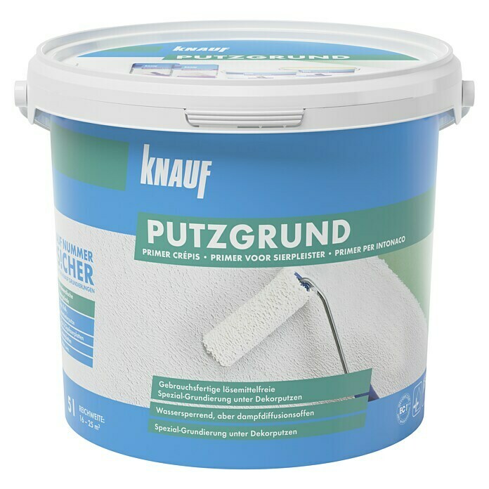Knauf Putzgrund (5 l, Weiß, Nikotin- und Fleckensperre)