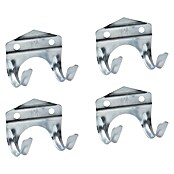 Set de ganchos (Aluminio, 4 ud.) | BAUHAUS