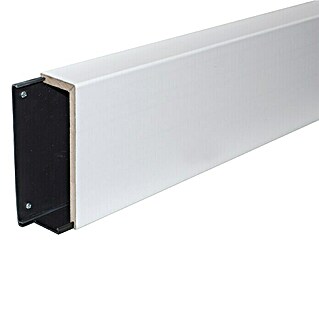 Profiles and more Abdeckleiste für Heizungsrohre FRA04 (L x B x H: 2 400 x 50 x 150 mm, Weiß, MDF)