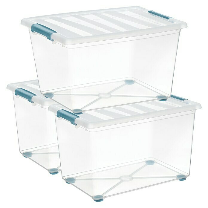 Caja con ruedas Katla (L x An x Al: 59 x 39 x 36,5 cm, 57 l)