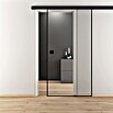 Diamond Doors Black Edition Glasschiebetür Edge (935 x 2 058 mm, Einscheibensicherheitsglas (ESG), Klarglas) | BAUHAUS