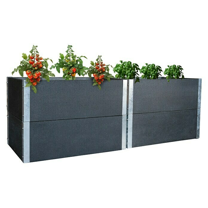 Hochbeet Loftico120 x 76 x 40 cm, Thermobeton Use Shot