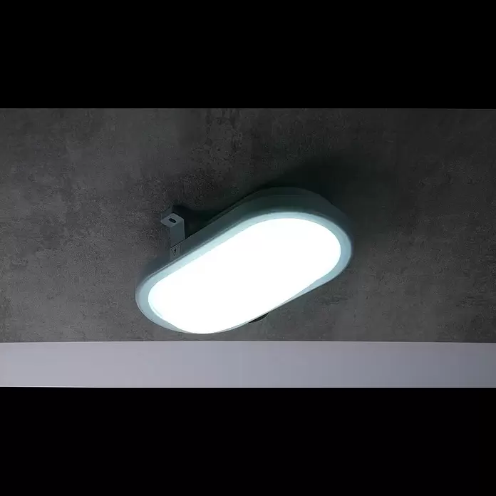 Ritter Leuchten LED-Deckenleuchte - 10 W, L x B x H: 170 x 115 x 80 mm, Grau, Tageslichtweiß - Ritter Leuchten LED-Deckenleuchte, grau