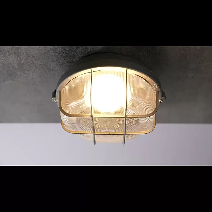Ritter Leuchten LED-Wand- & Deckenleuchte rund - 7 W, Ø x H: 200 x 105 mm, Silber, Warmweiß - Ritter Leuchten Iso-Rundleuchte, silber