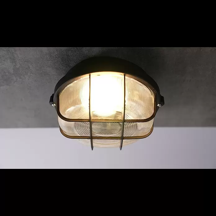 Ritter Leuchten LED-Wand- & Deckenleuchte rund - 7 W, Ø x H: 200 x 105 mm, Schwarz, Warmweiß - Ritter Leuchten Iso-Rundleuchte, schwarz