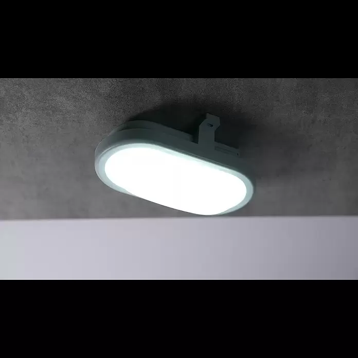 Polaroid LED-Außenwandleuchte - Weiß, L x B x H: 16,9 x 11,5 x 7,6 cm, 5,5 W - Polaroid LED-Außenwandleuchte 5,5 W