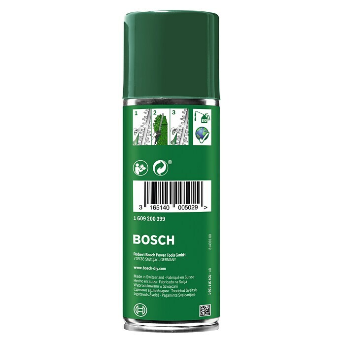 Bosch Pflegespray250 ml Back View