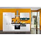 Optifit Keukenblok Lagos Variante 9 (Breedte: 300 cm, Wit, Met elektrische apparatuur) | BAUHAUS