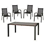 Acamp Gartenmöbel-Set Urban (5 -tlg., Aluminium, Grau) | BAUHAUS