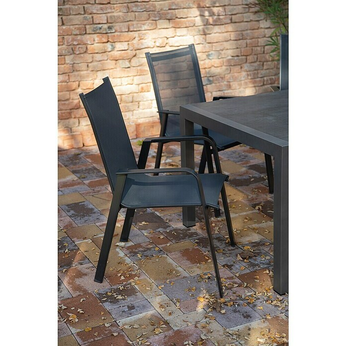 Acamp Gartenmöbel-Set Urban (5 -tlg., Aluminium, Grau) | BAUHAUS