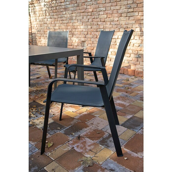 Acamp Gartenmöbel-Set Urban (5 -tlg., Aluminium, Grau) | BAUHAUS