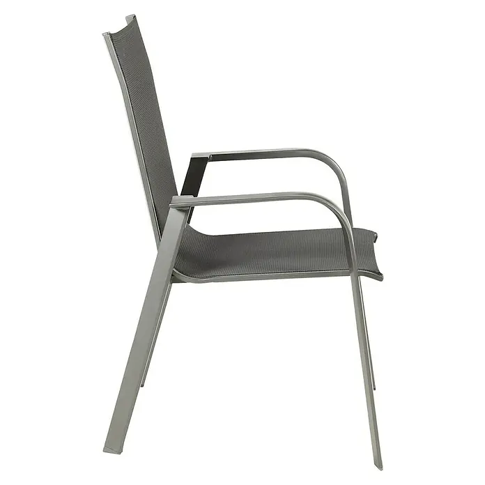 Acamp Gartenmöbel-Set Urban - 5 -tlg., Aluminium, HPL, Acatex, Grau - Dieser stilvolle graue Terrassenstuhl bietet Komfort und Haltbarkeit für entspannte Stunden im Freien. Das moderne Design passt perfekt.