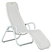 Acamp Gartenliege Calypso (Stahl, Weiß) | BAUHAUS