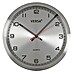Reloj de pared redondo Aluminio 