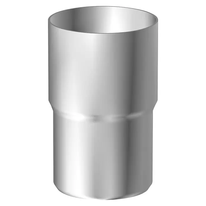 Sarei Fallrohrverbinder - Nennweite: 80 mm, Aluminium - Grauer PVC-Reduzierer für Rohre. Ideal für Sanitäranlagen, um Rohrleitungen mit unterschiedlichen Durchmessern zu verbinden.
