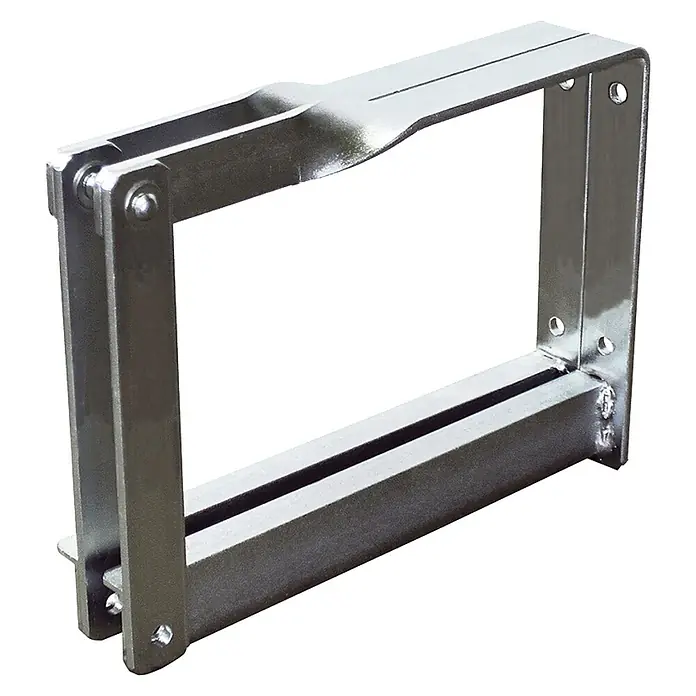Krause Wandhalter-Set - 325 x 315 x 60 mm - Das Bild zeigt einen robusten, klappbaren Metallrahmen, ideal für industrielle Anwendungen oder spezielle Konstruktionen.