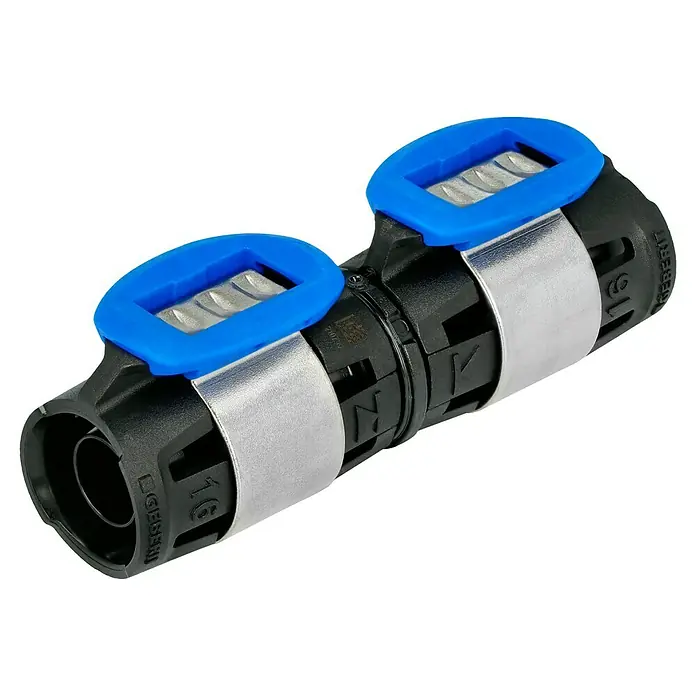 Geberit FlowFit Presskupplung 620.010.00.1 - Durchmesser: 16 mm - Geberit Mapress Übergangsstück aus hochwertigem Material für zuverlässige Rohrverbindungen in Sanitäranlagen.