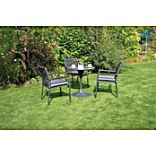 Acamp Gartenmöbel-Set New Jersey (4 -tlg., Schwarz) | BAUHAUS