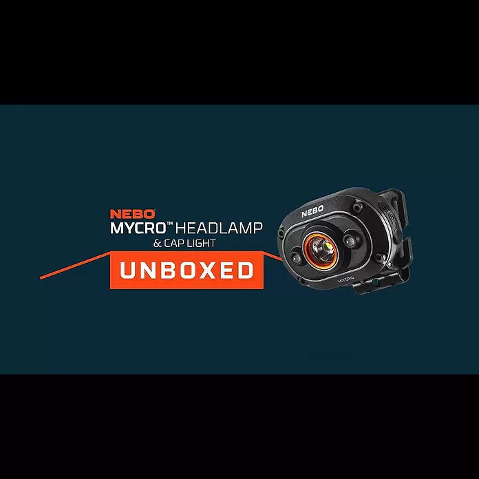 Nebo Tools Linterna frontal Mycro - 4,6 x 3,2 x 3,4 cm, 10 lm - 400 lm, IP67 - Unboxed: Mycro