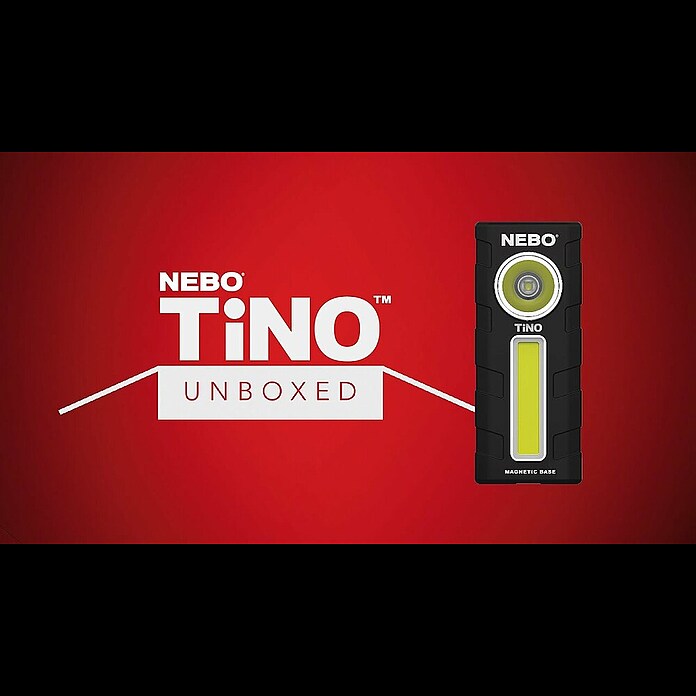 Nebo Tools Linterna Tino (3 x 5 x 10 cm, 300 lm) | BAUHAUS