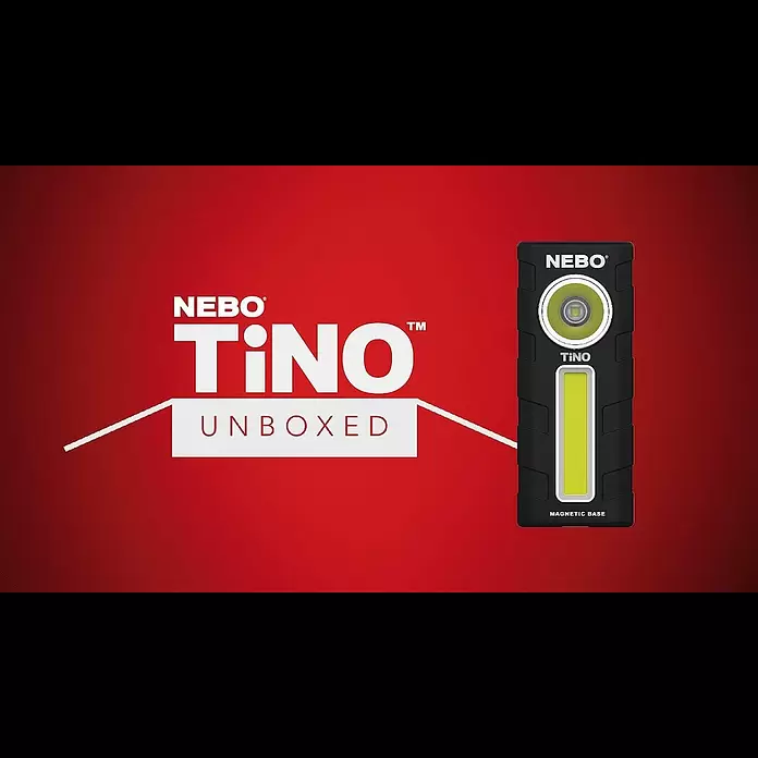 Nebo Tools Linterna Tino - 3 x 5 x 10 cm, 300 lm - Unboxed: Tino