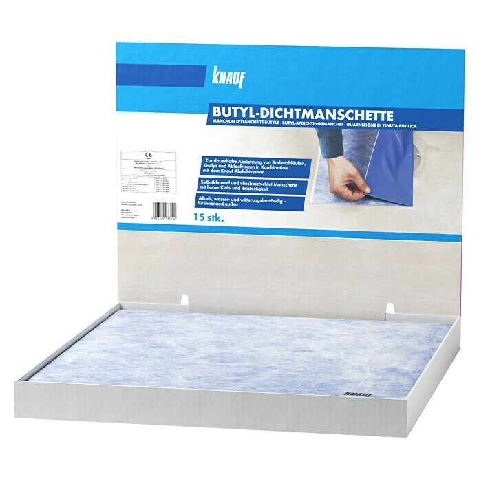 Knauf Butyl-Dichtmanschette (1 Stk., 370 x 370 mm)
