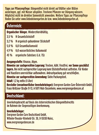 Flssigdnger Gemse online kaufen