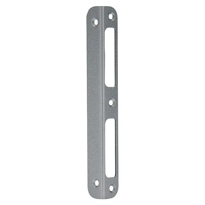 Abus Winkelschließblech WSB 170 - DIN Anschlag: Universell einsetzbar, L x B x H: 20 x 20 x 170 mm - Metallbeschlag mit Löchern und Aussparungen für eine Tür oder ein Tor, ideal für DIY-Projekte und zur Verstärkung.