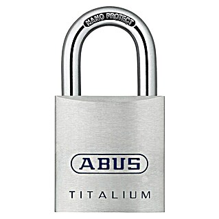 Abus Titalium hangslot Titalium 80TI/60 (b x h: 60 x 103 mm, Beugeldikte: 11 mm, TitaliumTM speciaal aluminium)