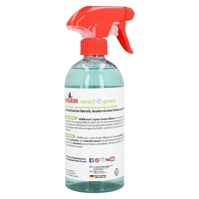 Nigrin Neutral-Reiniger SMART'N GREEN Trocken-Wäsche (500 ml