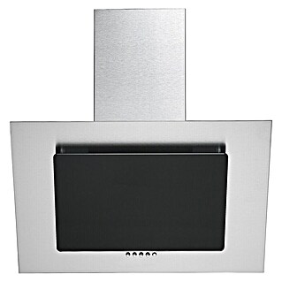 Respekta Campana decorativa Kira (Ancho: 60 cm, Máx. Potencia del ventilador en modo extracción: 302,6 m³/h, Negro/Plateado)