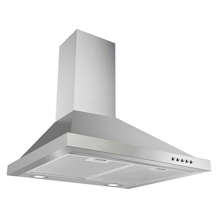 Respekta Campana de pared (Ancho: 60 cm, Potencia de aire máx.: 593 m³/h en funcionamiento normal, Acero inoxidable)